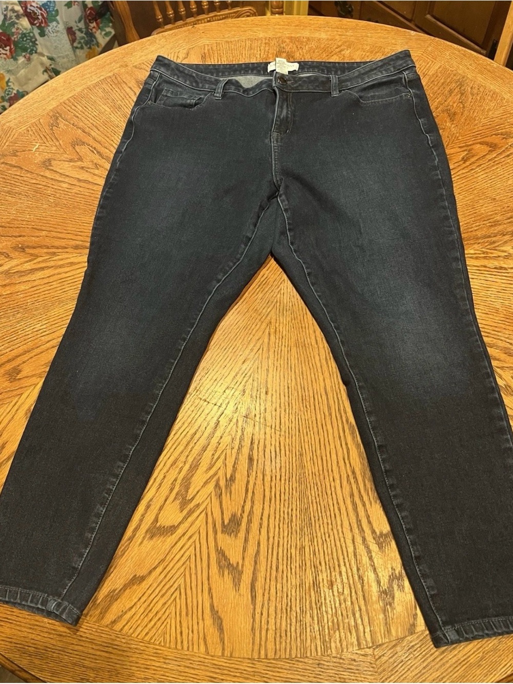 Lane Bryant Dark Charcoal Skinny Jeans